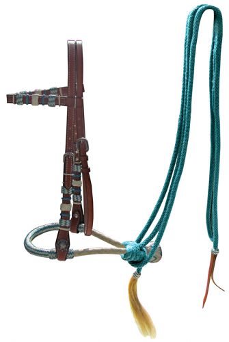 Showman ® Leather Bosal Headstall