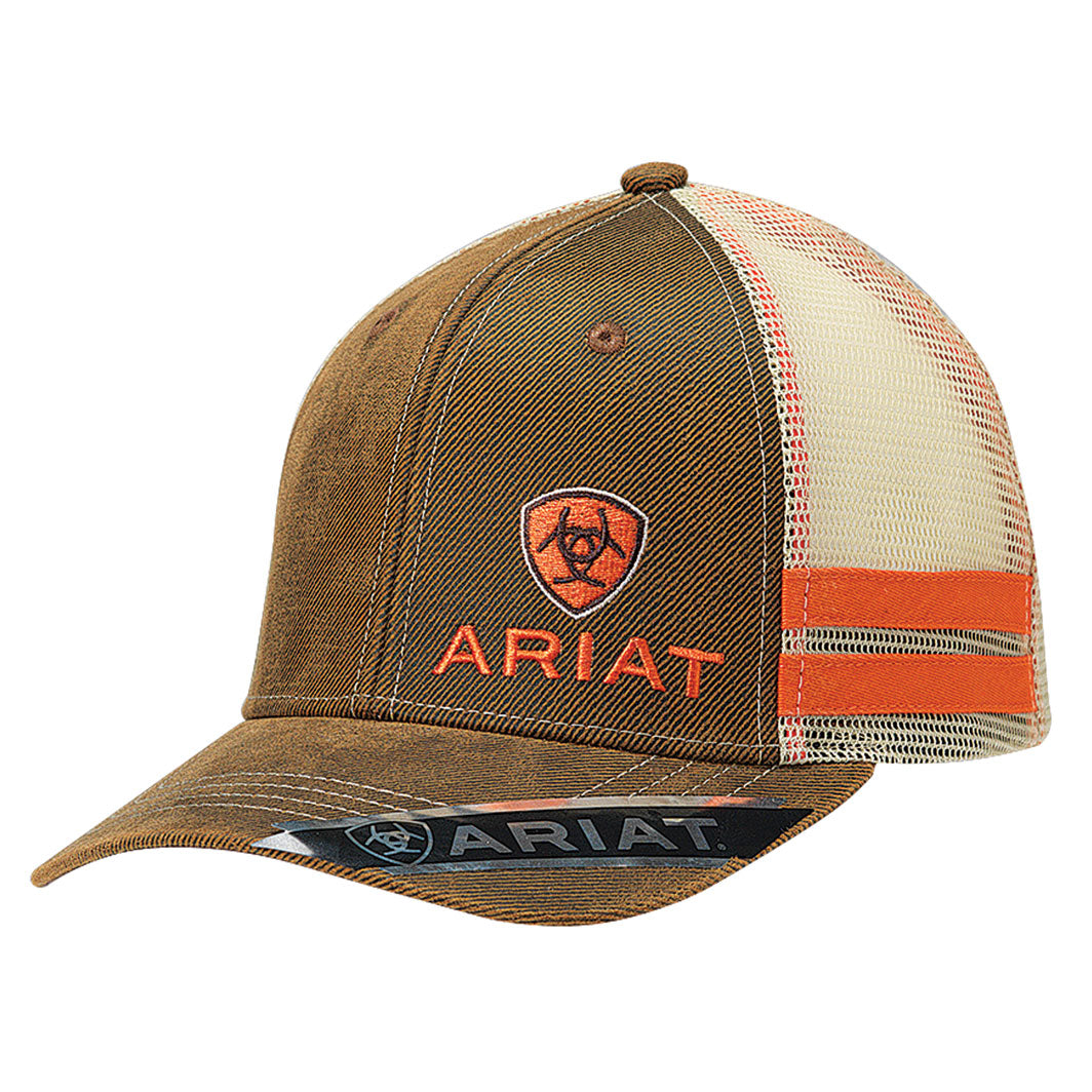 Ariat Men's Cap - Orange Stripe