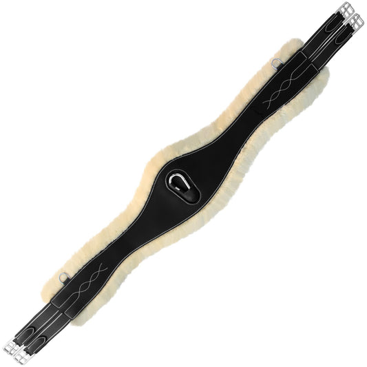 ExionPro Fancy Stitched Snap Over Lay Girth - Matching Elastic