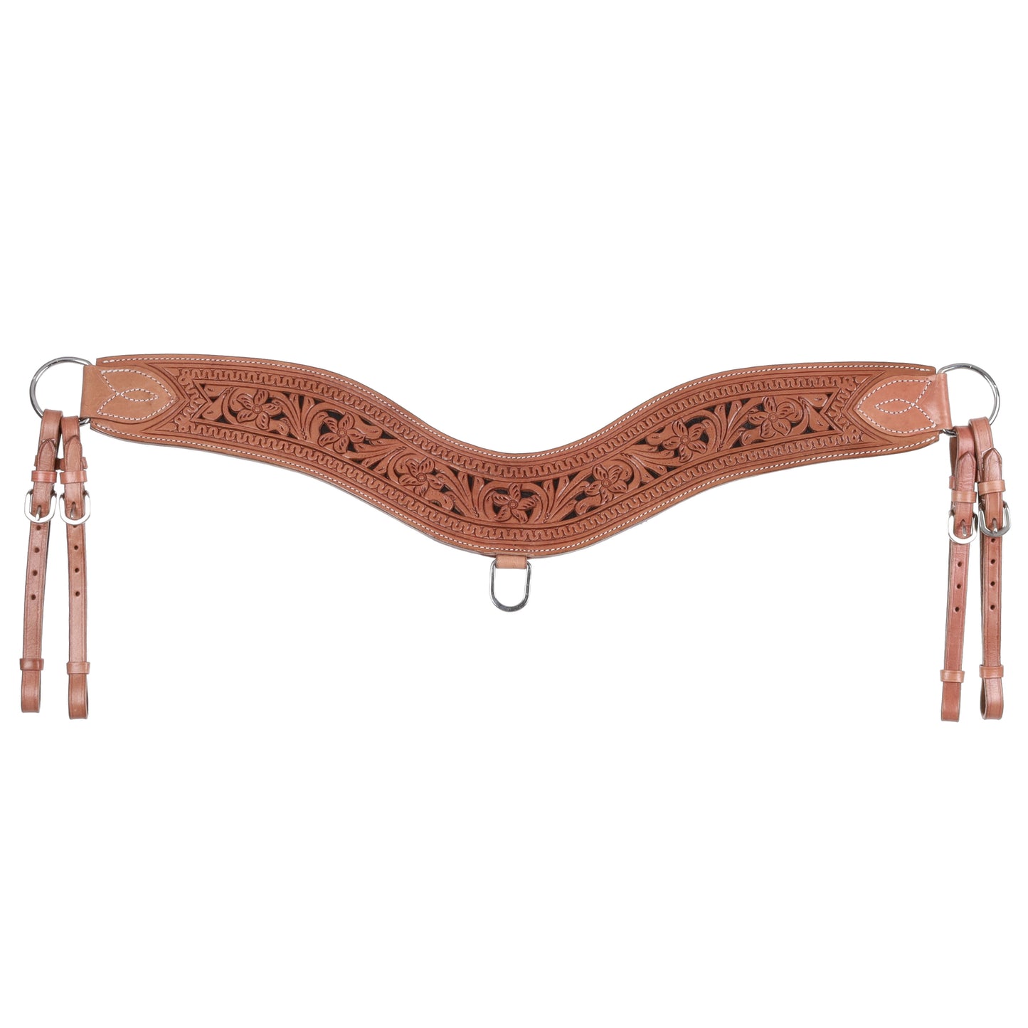 Showman ® Floral Tooled Tripping Collar