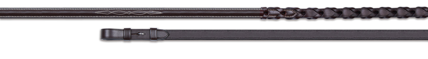 Shires Velociti Lusso Laced Reins