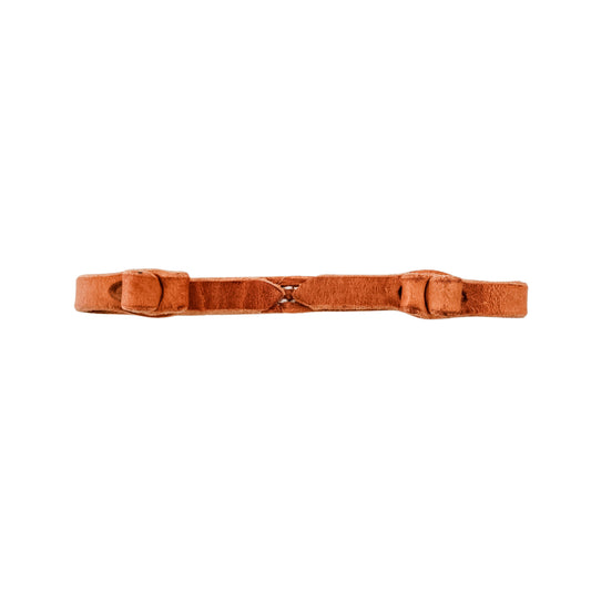 AJ Tack Harness Leather 2 Button Curb Strap