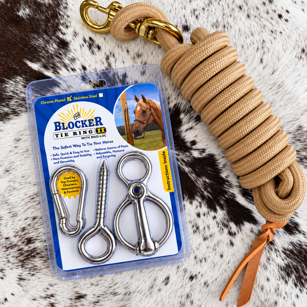 Blocker Tie Ring II with Mag-Loc, Chrome