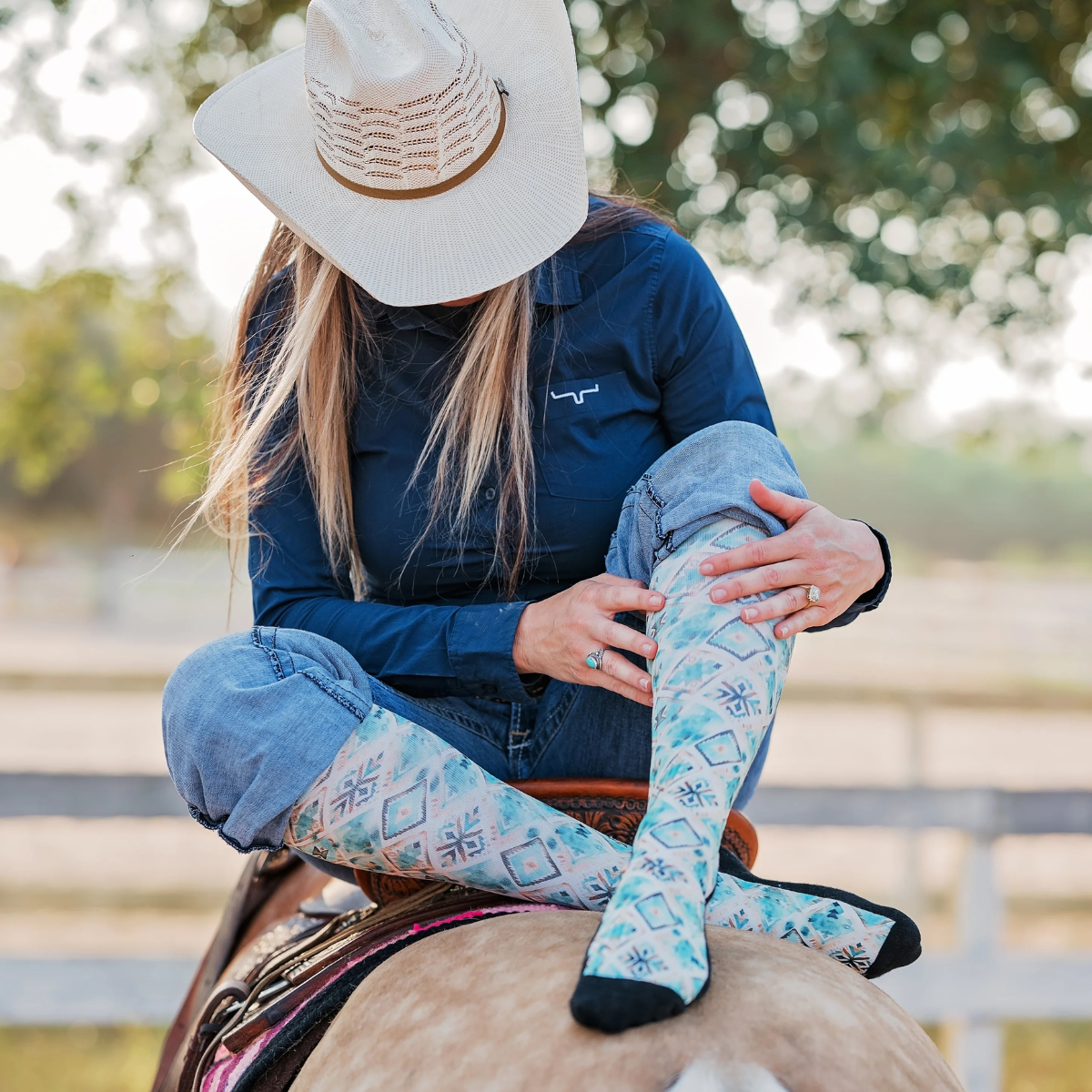 Red Barn Socks Boot Socks - Canyon Glow