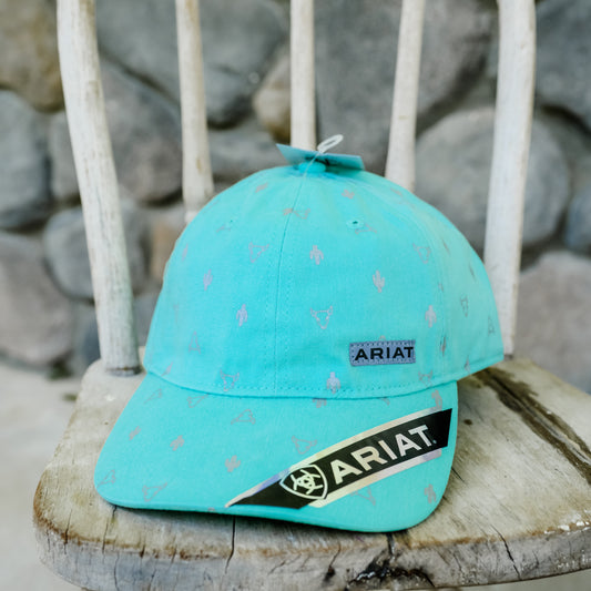 Ariat Ladies Cactus Bull Skull Cap