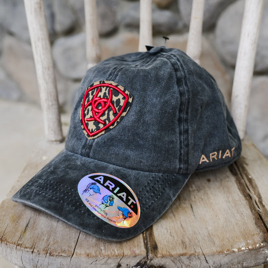 Ariat Black Denim Ponyflo Cap