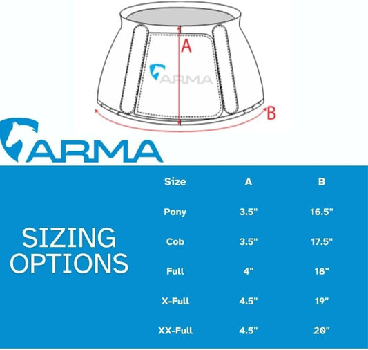 Shires ARMA Fleece Trim Over Reach Boots