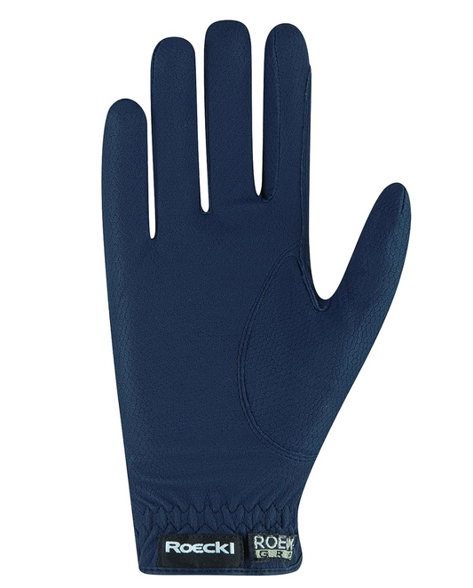 Roeckl Roeck-Grip Unisex Riding Gloves - Navy Blue