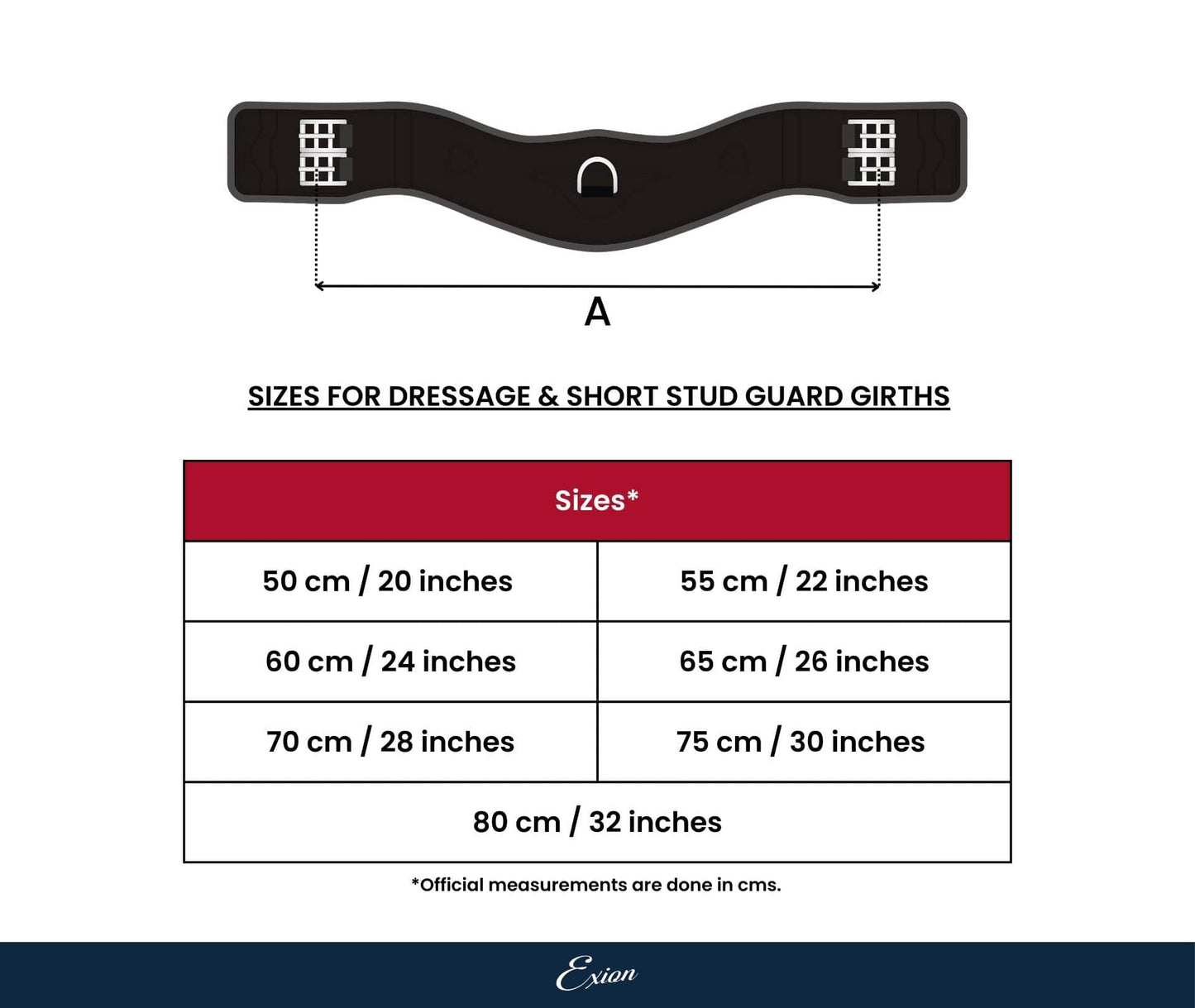 ExionPro 'Star' Dressage Girth