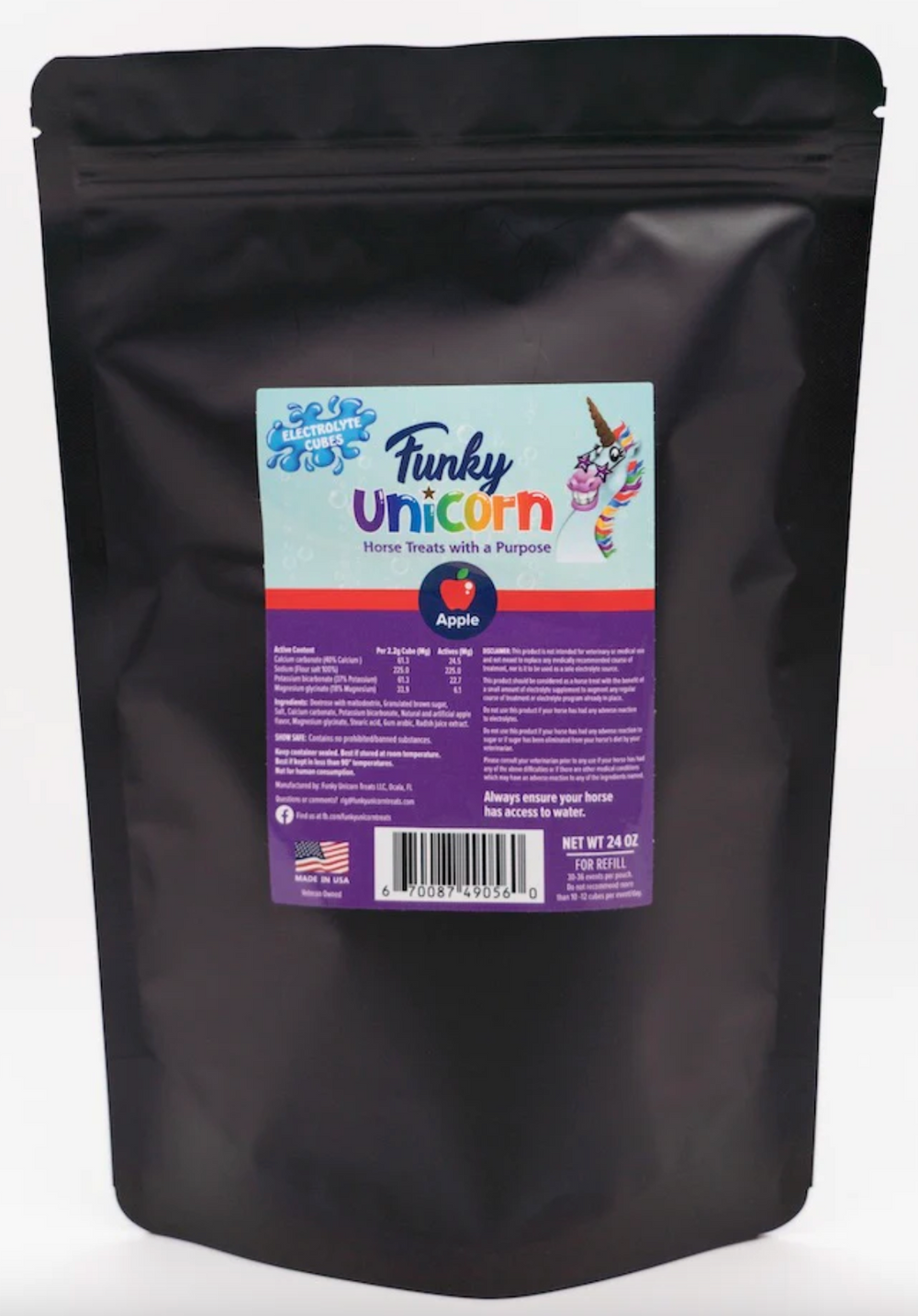 Funky Unicorn Electrolyte Cubes - Apple - Trainers Pack