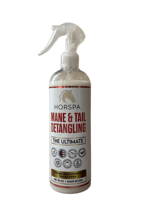 Mane & Tail Detangling Spray Peach & Honey - The Ultimate