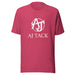 Raspberry Pink AJ Tack Logo Tshirt