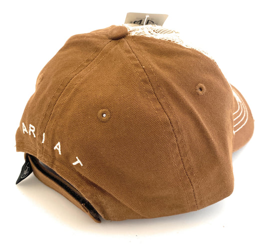 Ariat Ladies Cap - Brown Lace
