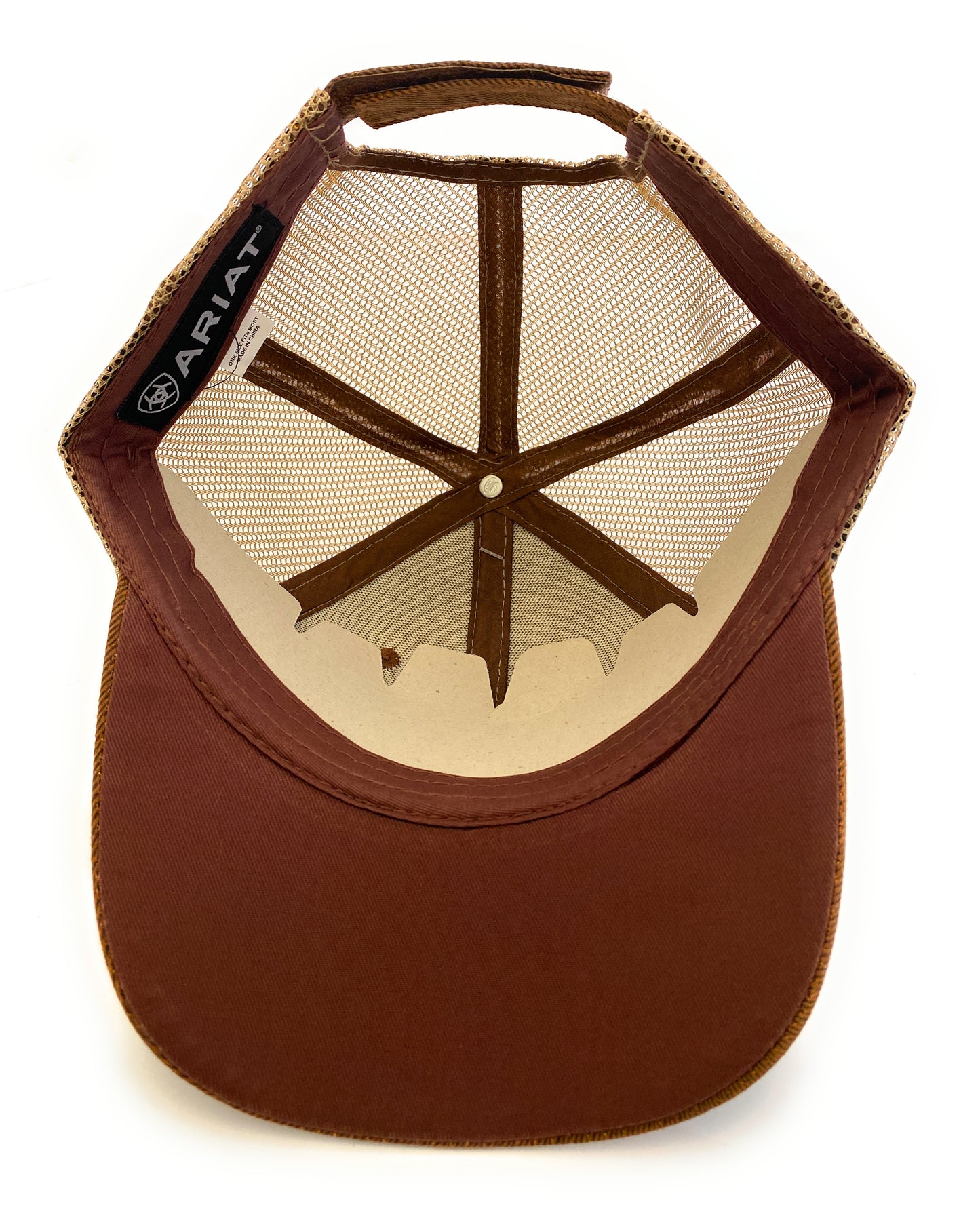 Ariat Mens Cap - Oilskin Brown