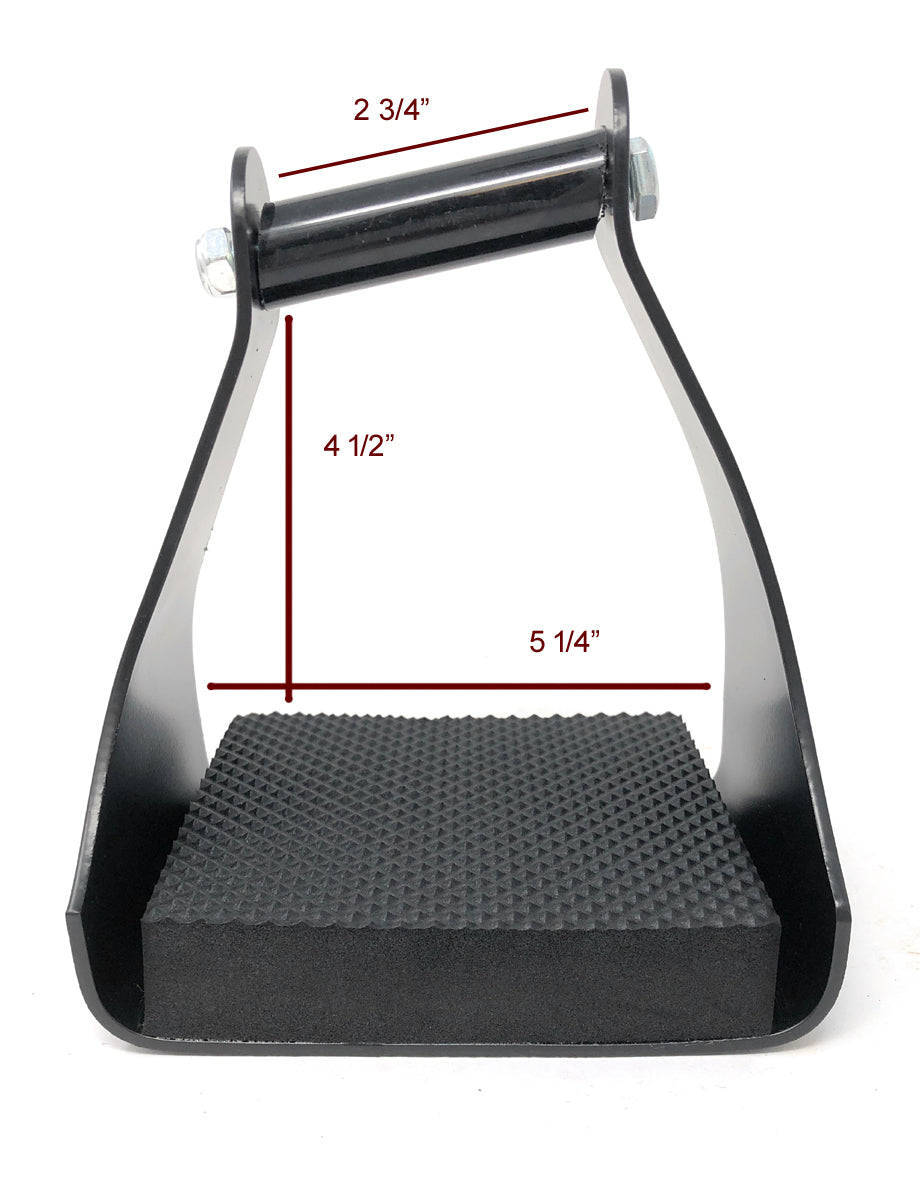 AJ Tack Angled Aluminum Endurance Trail Stirrups