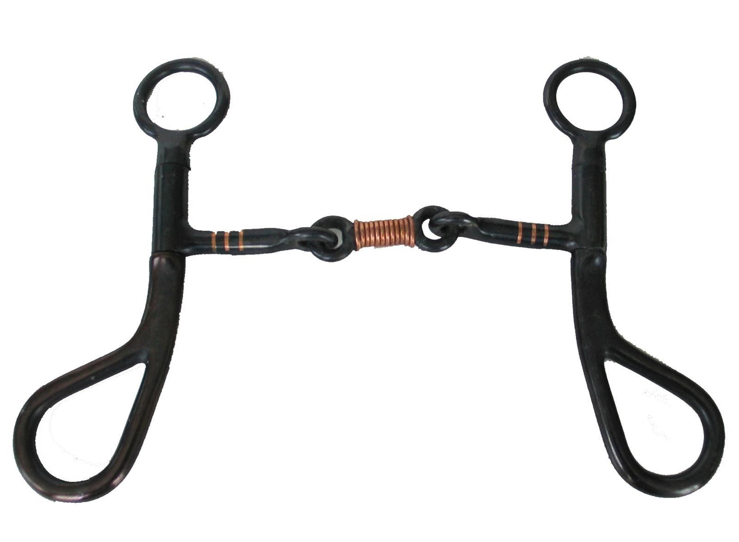 AJ Tack Three Piece Argentine Copper Wire Bit