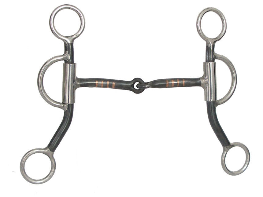 AJ Tack Double Rein Short Shank Training Bit