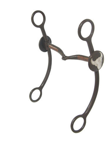 AJ Tack Snaffle Long Shank Show Bit
