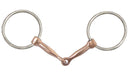 AJ Tack Copper Mouth Loose Ring Snaffle Bit