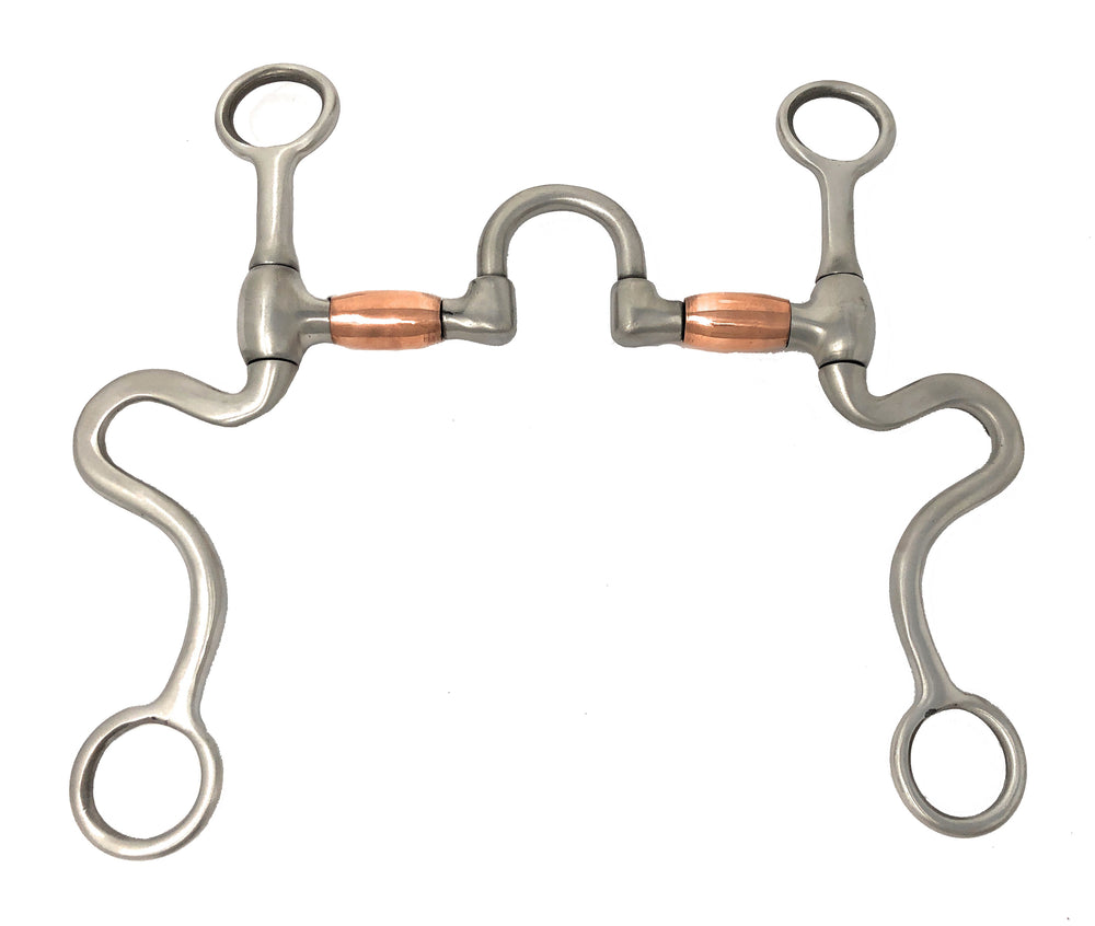 AJ Tack Stainless Steel Correction Bit with Copper Barrels