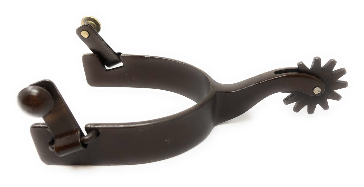 AJ Tack Floral Engraved Spurs - Mens