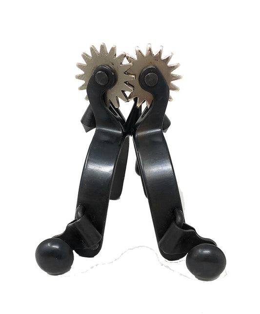 AJ Tack Infant Antique Brown Spurs