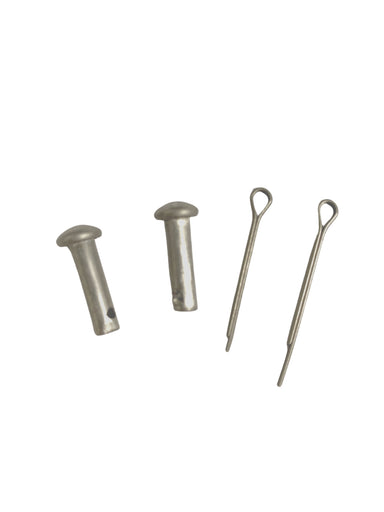 AJ Tack Stainless Steel Spur Rowel Pins and Cotter Pins - 1 Set