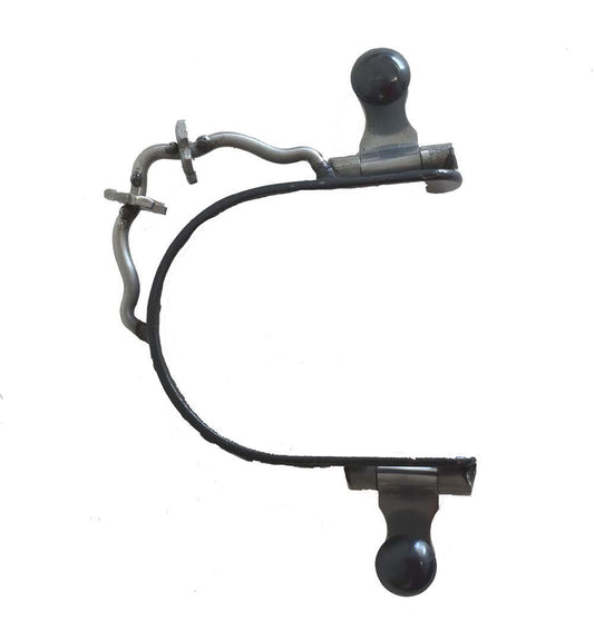 AJ Tack Antique Brown Flower Engraved Bumper Spurs with Rowels - Ladies