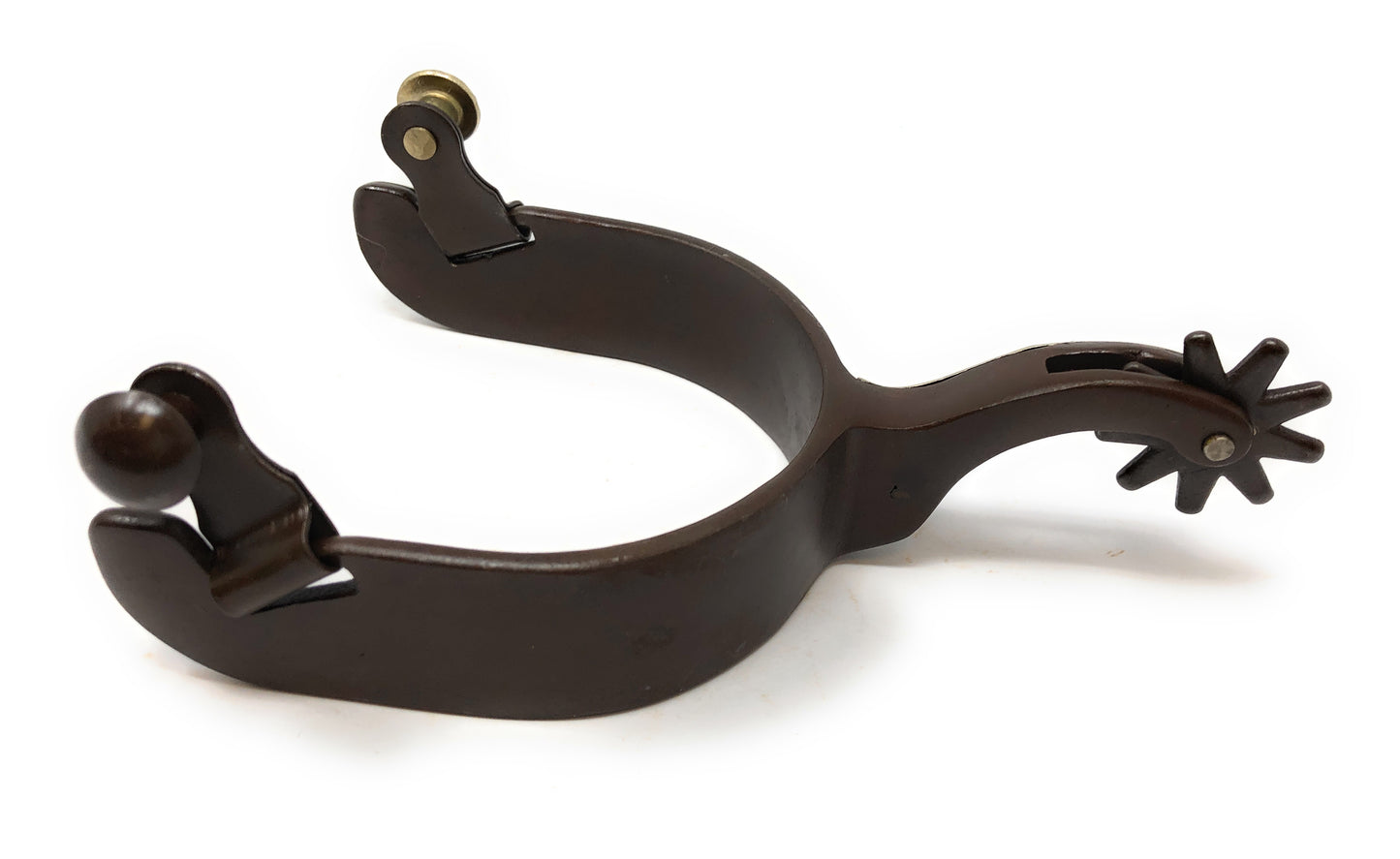 AJ Tack Antique Brown Cutting Horse Spurs - Mens