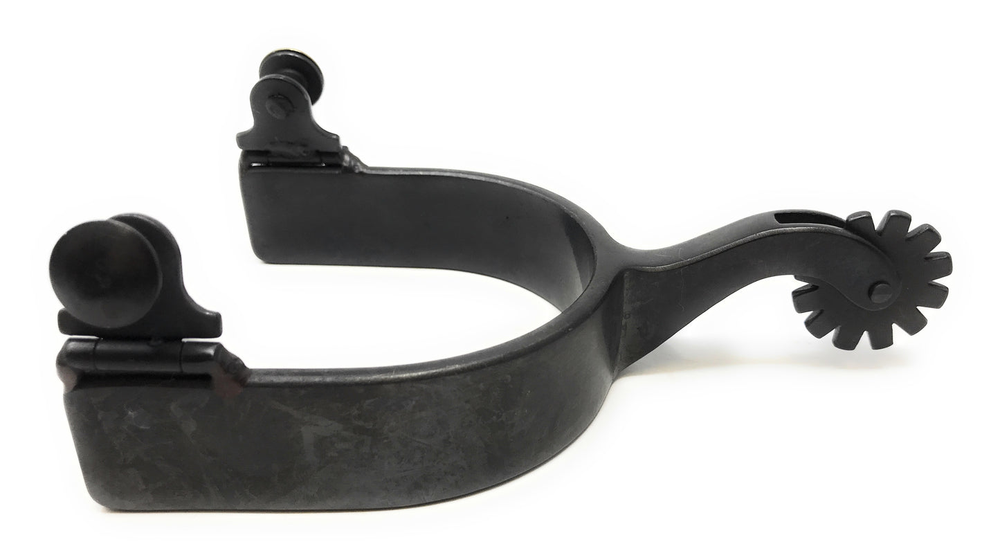 AJ TAck Antique Brown Revolver Spurs - Mens