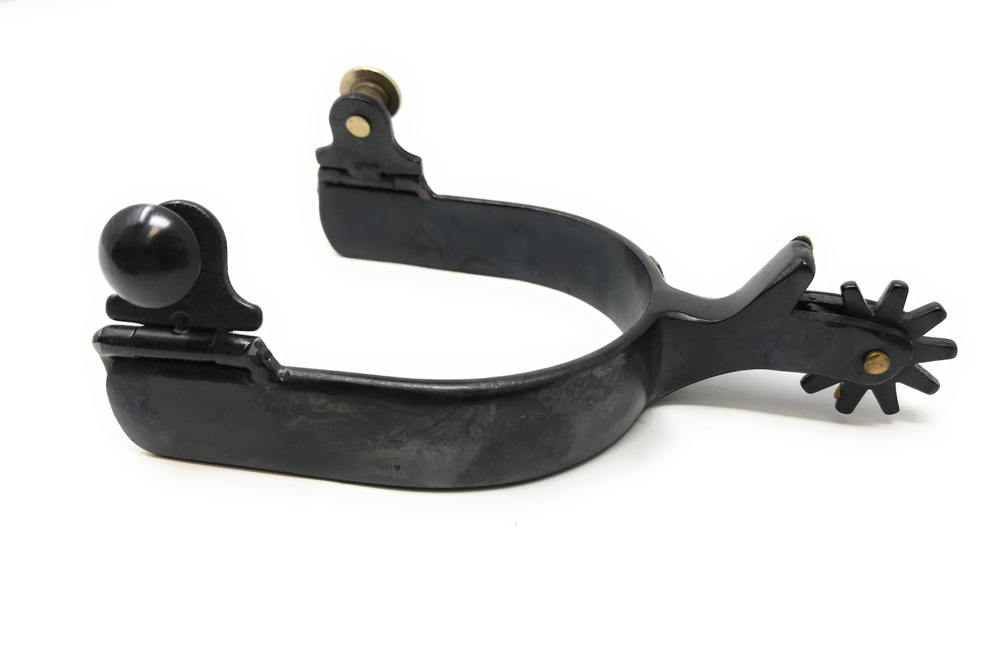 AJ Tack Antique Brown Starts and Flowers Spurs - MensAJ Tack Antique Brown Stars and Flowers Spurs - Mens