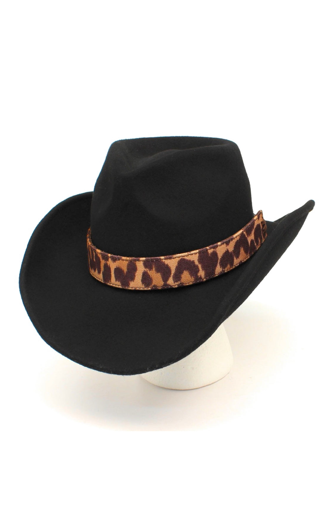 Ladies Fashion Hatband Leopard Print