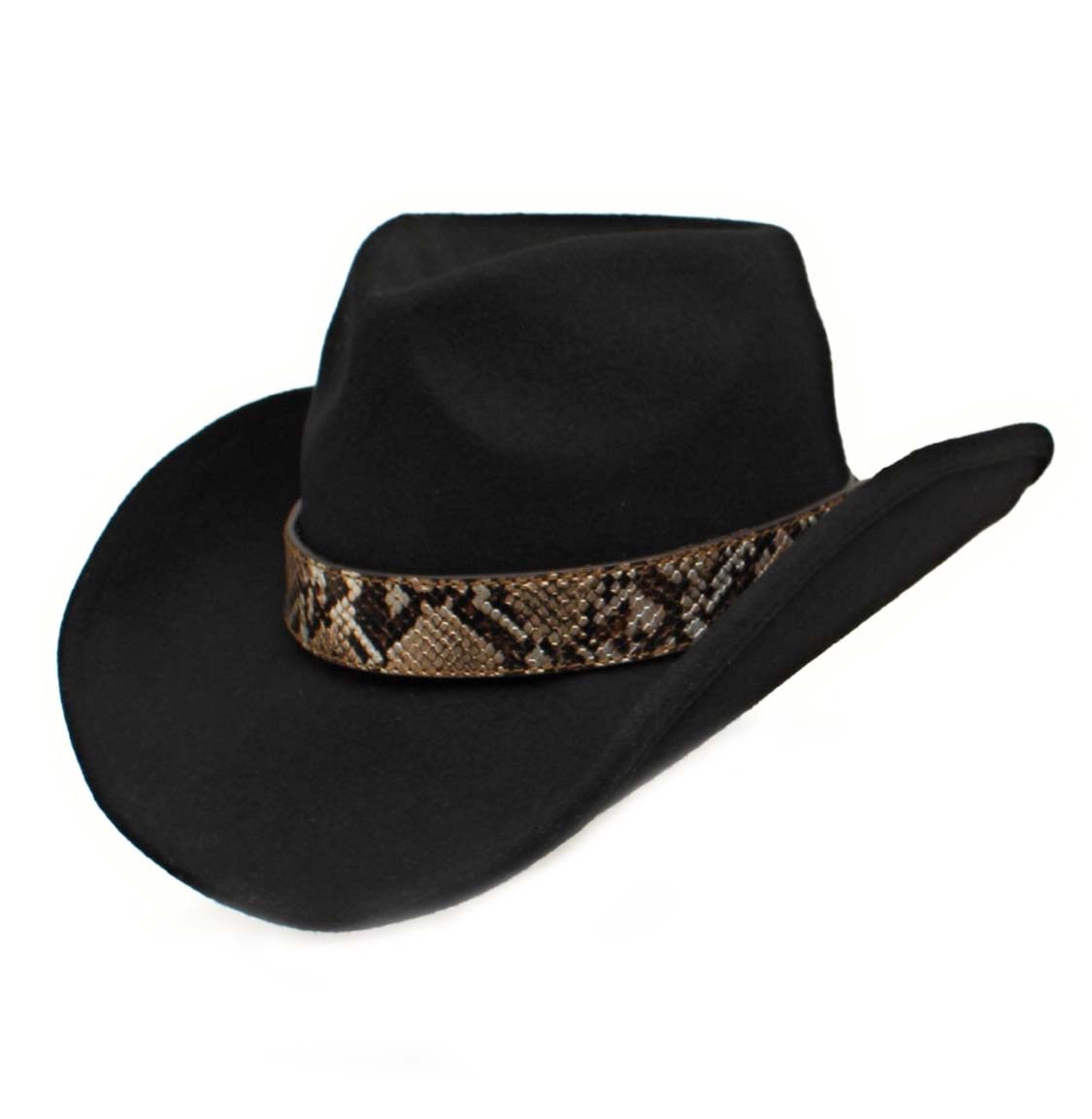 Ladies Fashion Hatband - Snakeskin Print