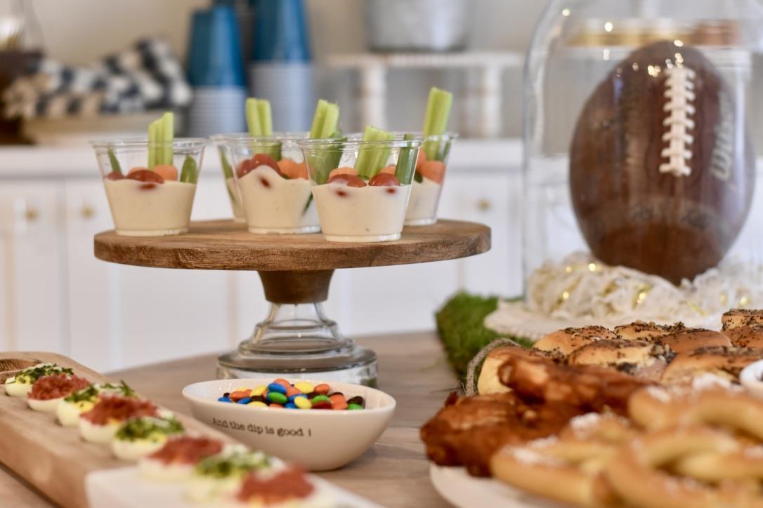 Mud Pie Wood & Glass Cake Stand Set