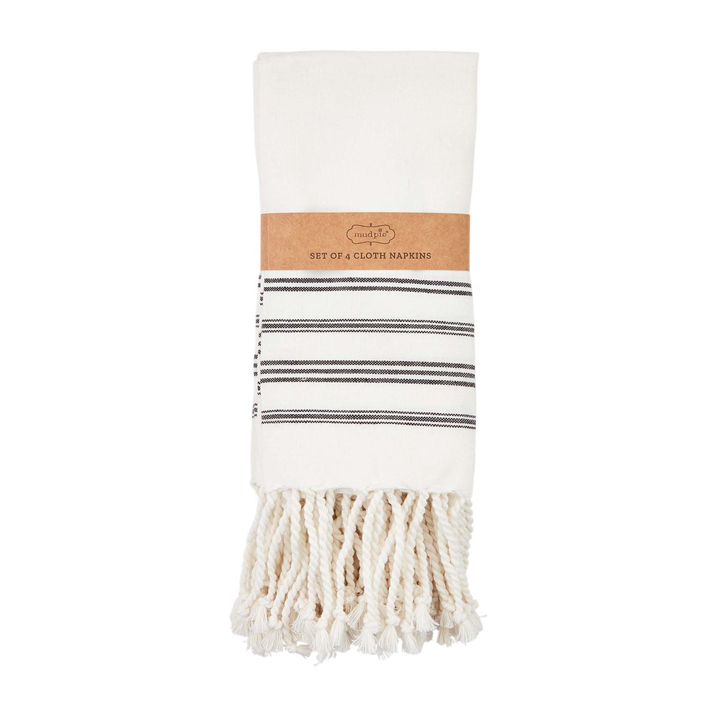 Mud Pie Turkish Towel Set White