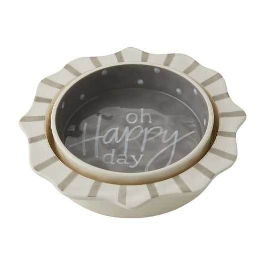 Mud Pie Oh Happy Day Nested Casserole Set