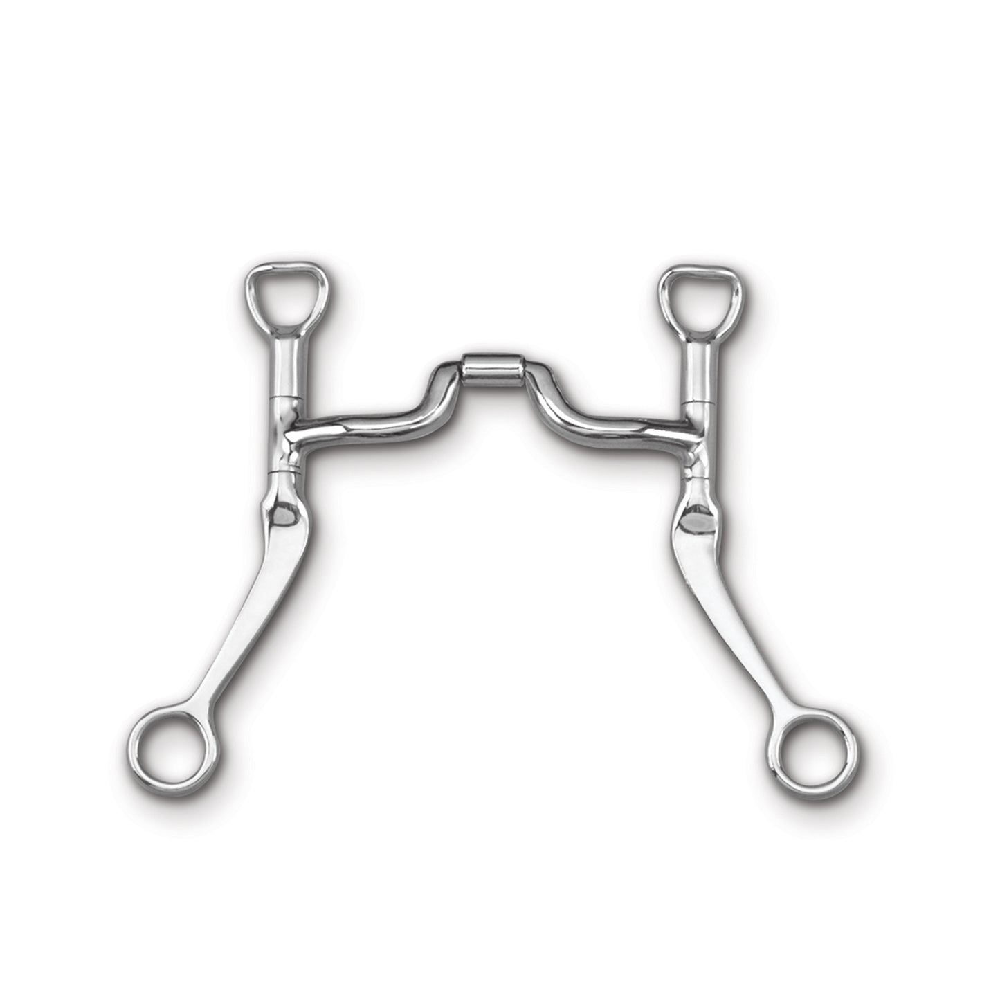 Myler Flat Shank with Narrow Low Ported Barrel MB 43LP