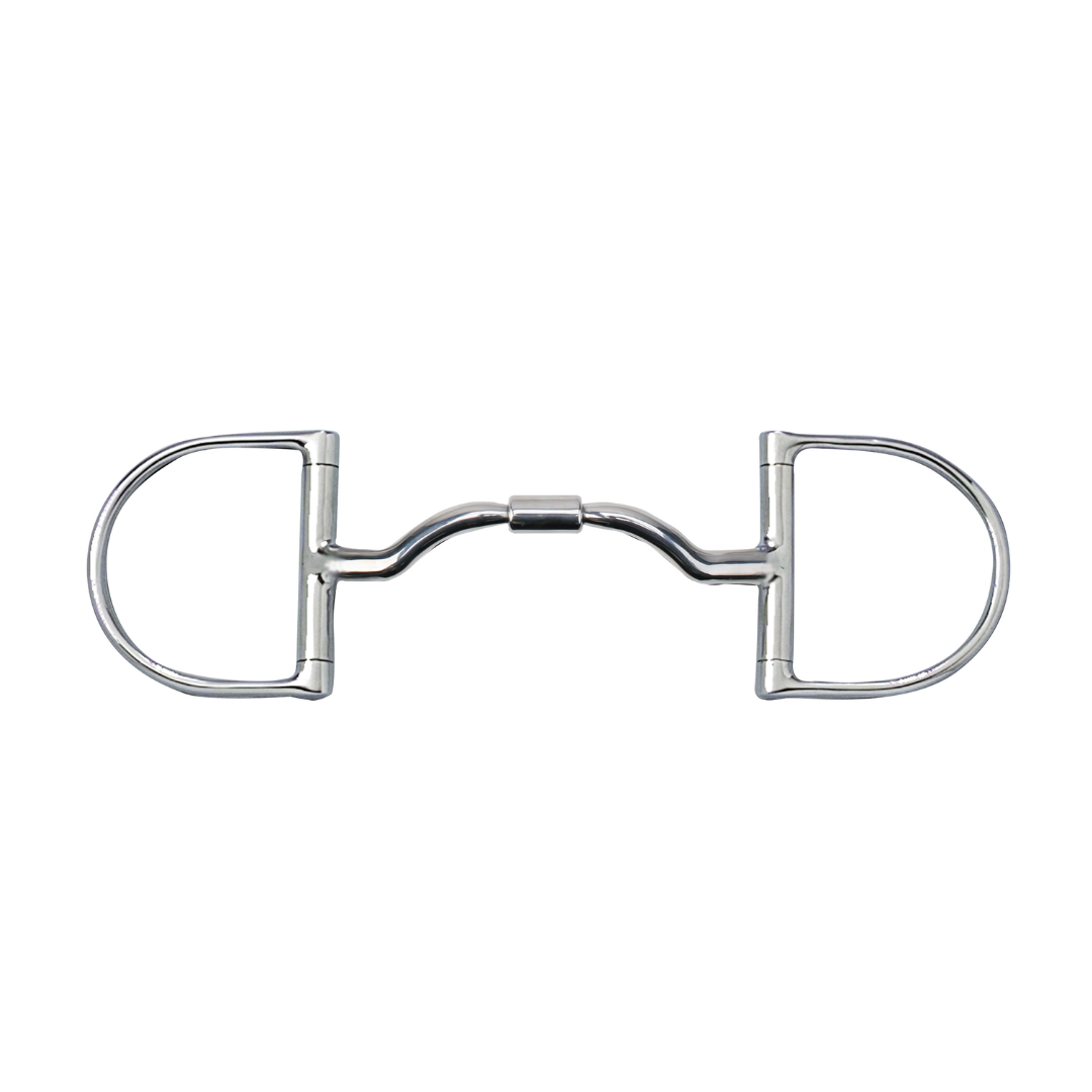 Myler 3 3/8" Medium Dee without Hooks and Wide Low Ported Barrel MB 33WL - 5"