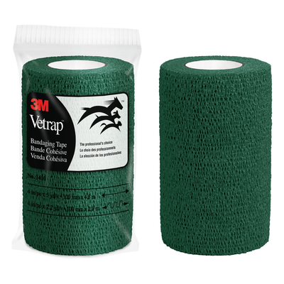Roll of Green 3M Vetrap Bandaging Tape