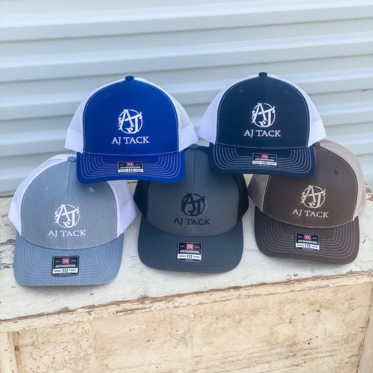 AJ Tack Logo Caps