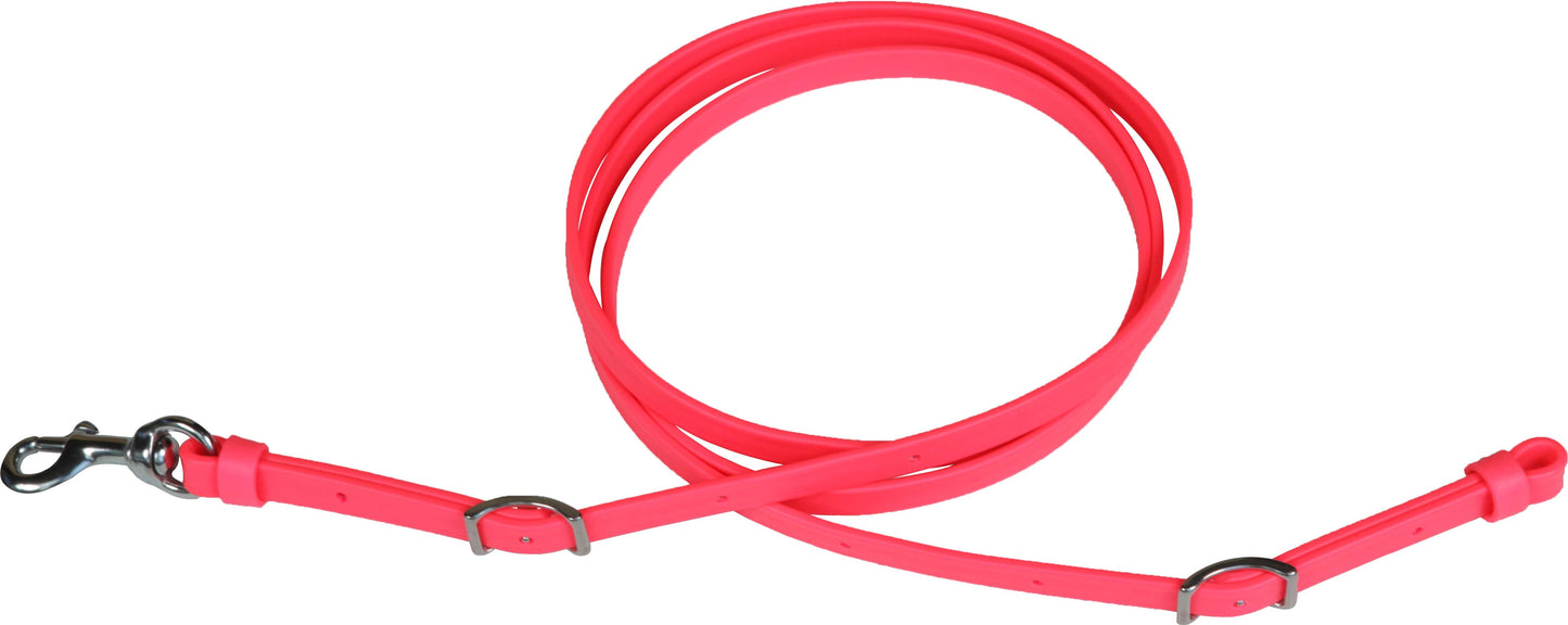 BioThane roper reins in pink