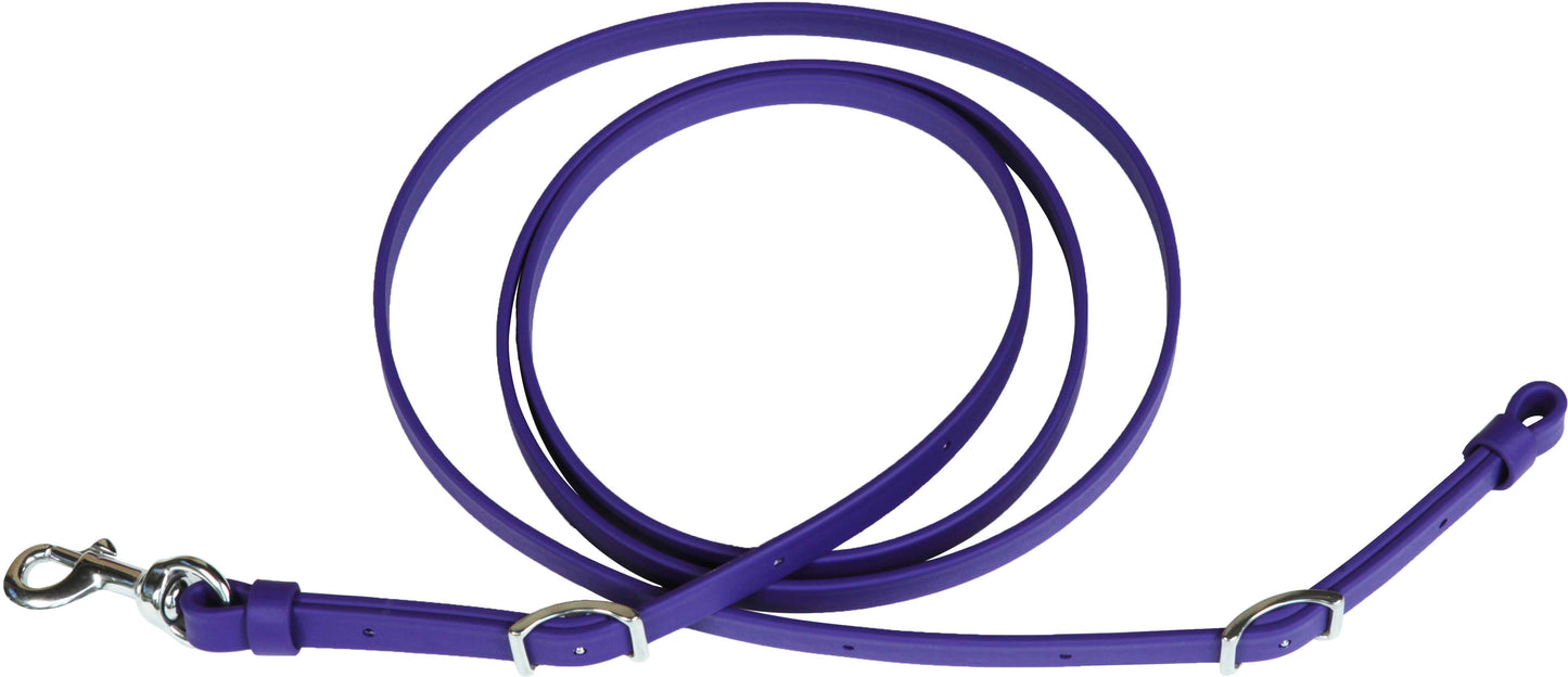 BioThane roper reins in purple