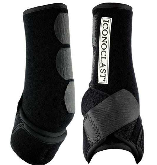 Iconoclast Orthopedic Sport Boots - Fronts Black