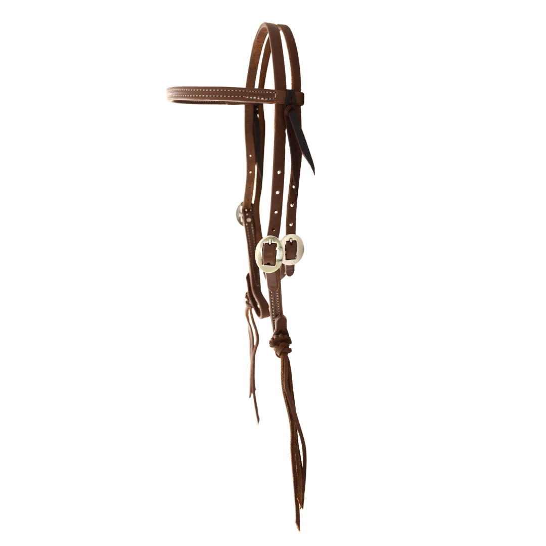Rattlesnake Straight Browband Headstall