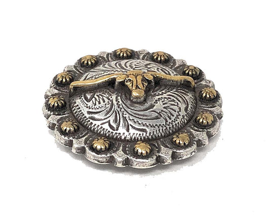 Western style berry shaped concho