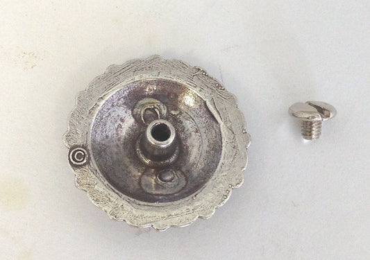 AJ Tack Gold Cross Berry Concho Back