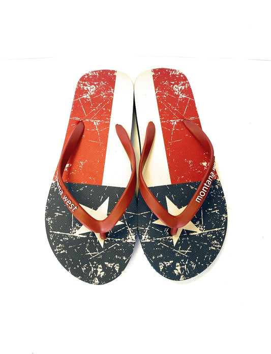 Montana West Texas Pride Flip Flops