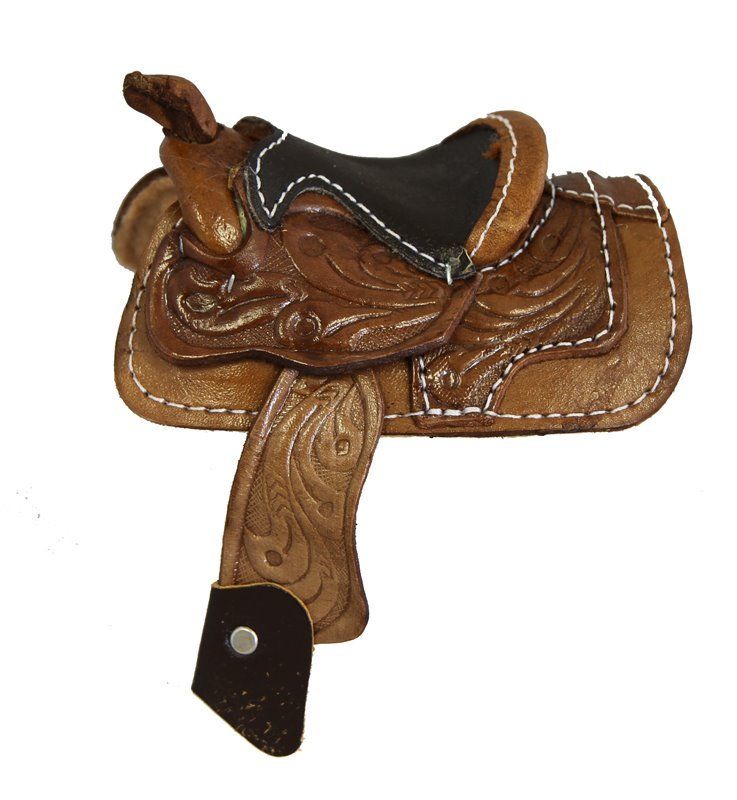 Brown Decorative Western Saddle