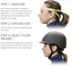 Troxel Sport Helmet - Black Sizing