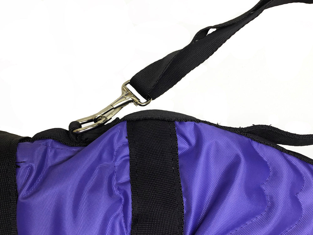purple bridle bag